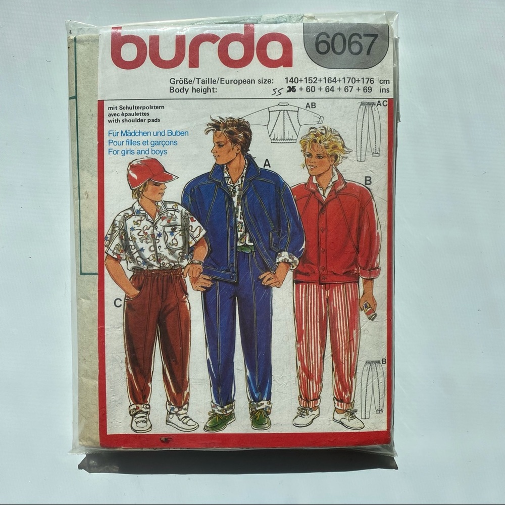 🧵 2 for 22$ 🧵 BURDA Sewing Pattern 6067
